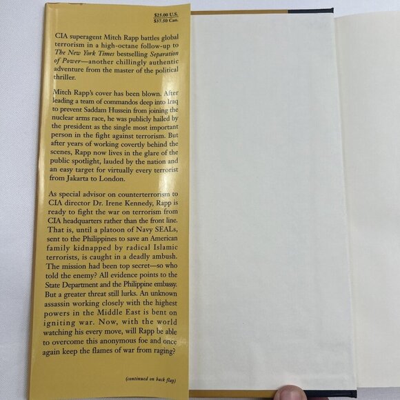 SIGNED Executive Power Vince Flynn Hardcover Dust Jacket - Picture 3 of 6